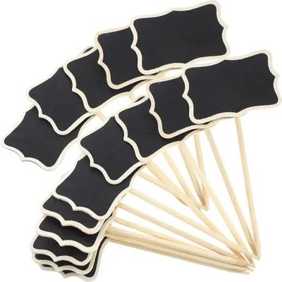 Imagen del producto de Letreros para plantas de madera, 15 unidades, 17,8 x 8,2 cm, para uso en jardines y espacios interiores