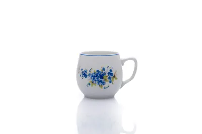 Obrázok produktu pre Český porcelán, a.s., Dubí Mug Baňák, 300 ml, Český porcelán Dubí, forget-me-not