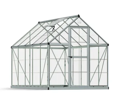 Produktbild von Palram - Canopia Aluminium Gewächshaus Harmony 610 | Silber | 305x185x208 cm