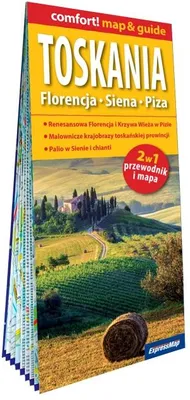 Zdjęcie produktu dla Toskania. Florencja, Siena, Piza. Przewodnik + mapa