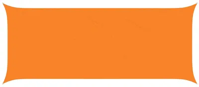 Image de vidaXL Tente d'ombrage orange 6 x 2,5 m 100 % polyester Oxford
