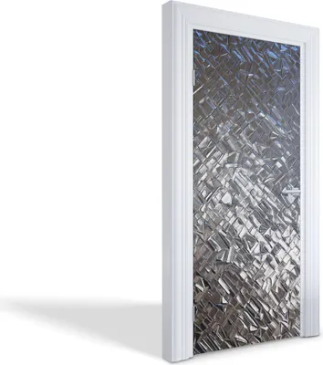 Produktbild von Türdeko Aufkleber Selbstklebende Wandsticker Personalisiert - Abstraktes Mosaik - 95 x 205 cm