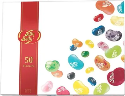 Produktbild von Jelly Belly 50 Sorten Mix Geschenkpackung 600g