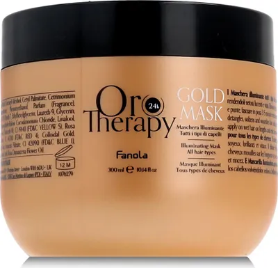 Productafbeelding van Fanola Oro Therapy Gold Haarmasker, 300 ml