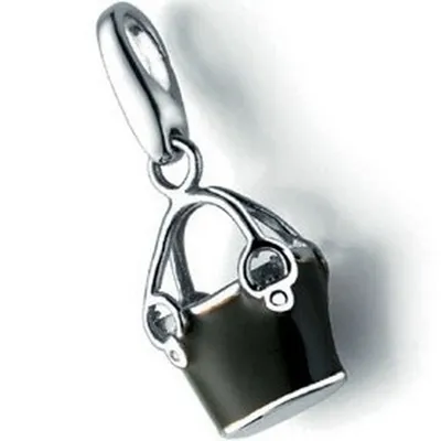 Produktbild von Giorgio Martello 1078-815839 Charms Damen Charm Silber Tasche oliv