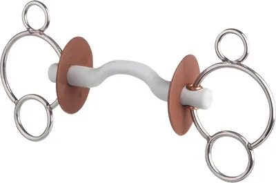 Produktbild von beris 3-Ring Gebiss Zungenbogenstange hart