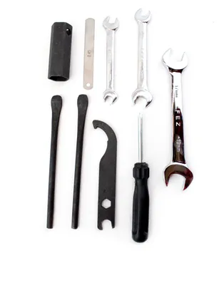 Produktbild von 10-teilige Werkzeugtasche im original Look für Moped und Motorrad Simson  S50, S51, S53, S70, SR50, SR80, KR51, KR51/1, KR51/2, SR4-1, SR4-2