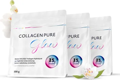 Produktbild von COLLAGEN PURE Glow – 100% reines Kollagen Pulver