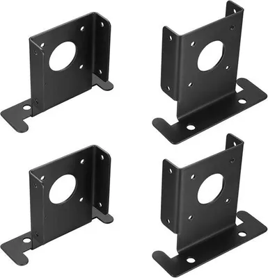 Produktbild von Metallische Gartenpaalhalter, Set von 4