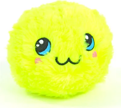 Produktbild von Kögler BomBom Flauschball Gary grün Plüschball Antistress Ball 12 cm Neu
