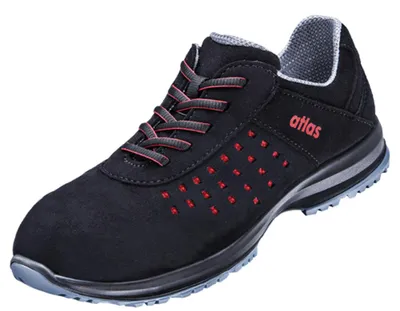 Produktbild von Atlas Sicherheitshalbschuh Damen GX 133 S1 ESD SRC DGUV Gr. 37 schwarz/rot
