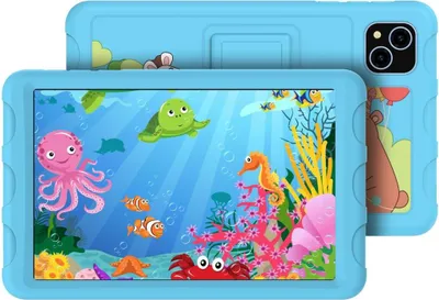 Obrázok produktu pre iGET SMART W8 Kids Blue - 8" IPS/1280x800/Octa Core/4GB+64GB/WiFi/BT/4000mAh/Android 14/púzdro/modrá