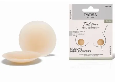Produktbild von PARSA Beauty Lifestyle Silicone Nipple Covers helles beige unsichtbar unter Kleidung