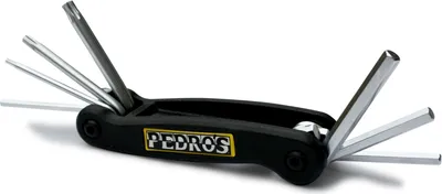 Zdjęcie produktu dla Narzędzie wielofunkcyjne Pedro's Folding Hex Czarny, Srebrny Czarny, Srebrny Jeden rozmiar