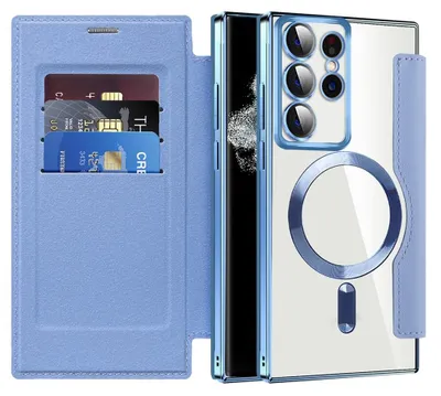 Obrázek produktu pro Techsuit – pouzdro SmartMag Book pro Samsung Galaxy S22 Ultra 5G – světle modré
