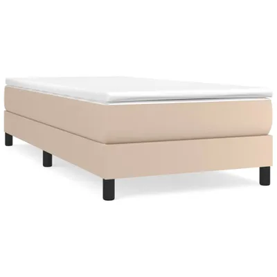 Immagine prodotto di vidaXL Letto boxspring Cappuccino marrone 80x200 cm Pelle finta