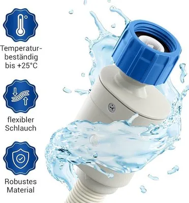 Produktbild von Famanu Anschluss-Schlauch Sicherheitsanschlussschlauch - Waschmaschine und Geschirrspüler / Praktische Anschlüsse 2,5 m