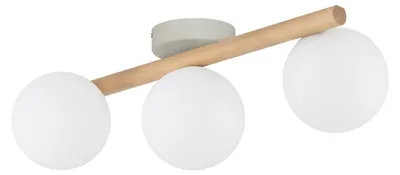Obrázok produktu pre TK Lighting Stropné svietidlo Estera Wood s dekorom dreva pre žiarovku 3x G9 TK5768
