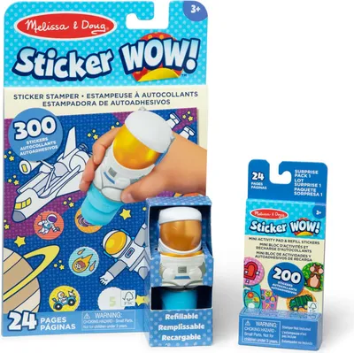 Produktbild von Melissa & Doug Sticker Wow! Astronautenpaket: 24-seitiger Aktivitätenblock, Aufk