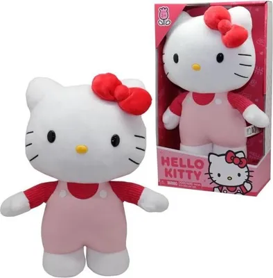 Immagine prodotto di Peluche Hello Kitty T-shirt rosa, 30 cm, GPTOYS HKT132, dai 3 anni in su