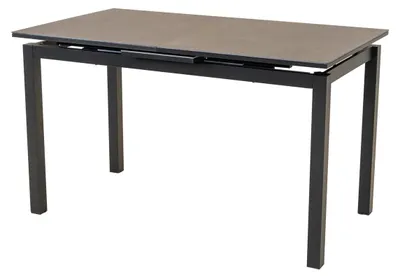 Produktbild von Lesli Living - Gartentisch Lagos - Grau - 130/160x75cm