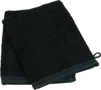 Produktbild von A&R 001.50 | Waschhandschuh -Standard 100 /  16 x 22 cm - Farbe: Black - Größe: 16 x 22 cm