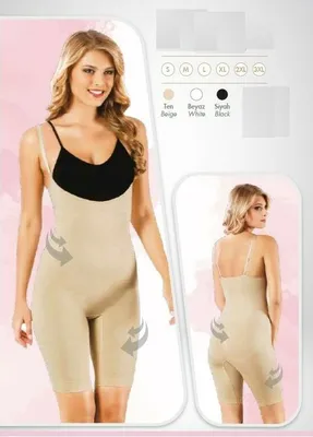 Obrázek produktu pro Korzet Dámské tvarovací body s háčkem Břicho pryč Bodyshaper Béžová 3XL