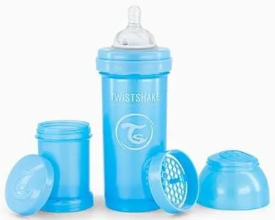 Immagine prodotto di Twistshake - Biberon anticolica 260 ml lavabile in lavastoviglie blu