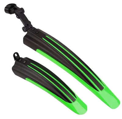 Immagine prodotto di Set di parafanghi per bicicletta, anteriori e posteriori, per ruote da 20-26 pollici, colore verde