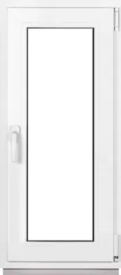Imagen del producto de Ventanas de plástico Framex para sótanos blanca Ancho x alto 45 x 120 cm (450 x 1200 mm) doble (32 mm) oscilobatiente DIN derecha - Premium - todos los tamaños