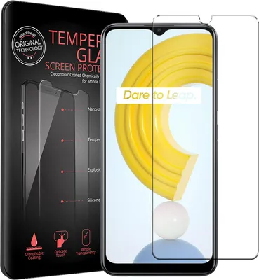 Produktbild von 2x Schutzfolie für Realme C21 Handyfolie Panzer Schutz Glas Folie Displayschutz