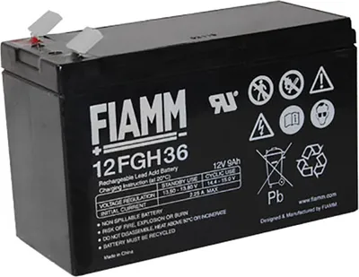 Produktbild von Blei-Akku Fiamm 12FGH36, 12 Volt, 9 Ah
