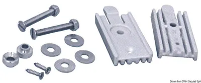 Produktbild von Quick coupling Set für Edelstahl ladders Osculati 49.560.00
