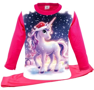 Imagen del producto de Omgoods - Conjunto de pijama para niñas, de algodón, con mangas largas
