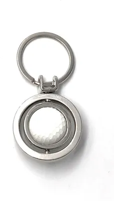 Produktbild von Onwomania Schlüsselanhänger Tennisball drehbar Mannschaftssport Ball Mannschaft Metall Anhänger Charm