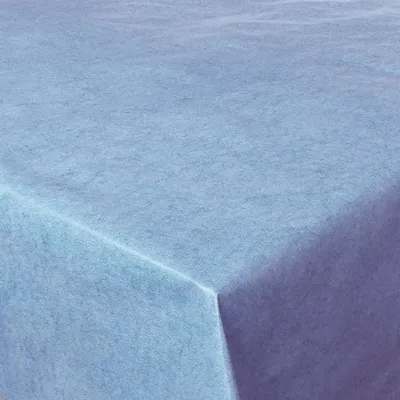 Produktbild von PVC Tischdecke Marble Blau Wachstuch Uni marmoriert · Breite & Länge wählbar · abwaschbare Tischdecke , Größe:140 x 2500 cm