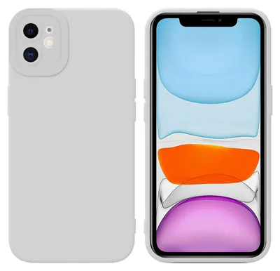 Produktbild von Cadorabo Hülle für Apple iPhone 12 Schutz Hülle in Weiß TPU Silikon Etui Case Handyhülle