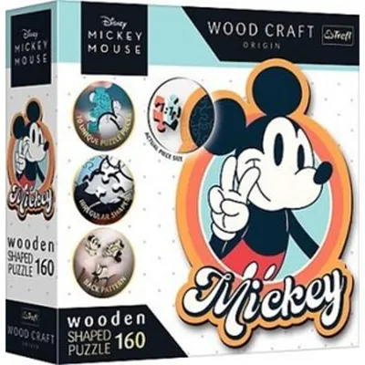 Image de Trefl Wood Craft Origin 20191 puzzle Puzzle de formes 160 pièces Cartoons