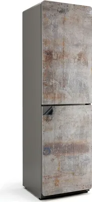 Produktbild von Rohbetonstruktur – Magnetische Kühlschrank Abdeckung – Dekorfolie magnetisch Küche – Kühlschrank Magnet Deko – selbstklebende Magnettafel – Magnetfolie für Kühlschranktür – 60x205 cm