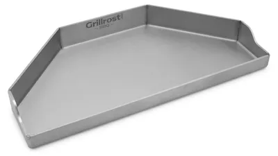 Produktbild von Halbrunde Plancha für Kugelgrills – 4 mm Edelstahl - dicht geschweißt