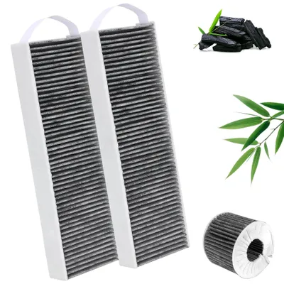 Aktivkohlefilter 425x130x50 mm, 2 Stück für Bora Pure/X/S