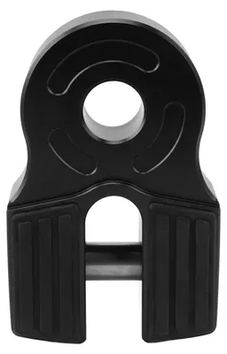 Image de Support de manille pour treuil en aluminium 6061, capacité de 30 000 lb, montage universel pour VTT, UTV, SUV, pick-up et camions, noir