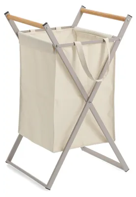 Image de Panier à linge pliable ZELLER, 36 x 40 x 67 cm