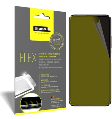 Produktbild von 2x Schutzfolie für Asus Zenfone 7 Folie, 100% Displayabdeckung, dipos Flex