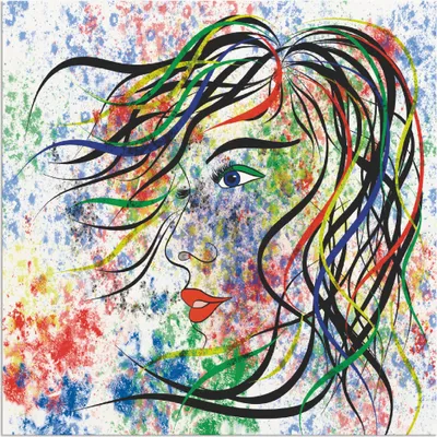 Produktbild von ARTland Wandbild Alu für Innen & Outdoor Modern Porträt Größe: 40x40 cm