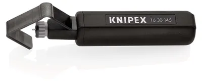 Obrázok produktu pre Knipex 16 30 145 SB Knipex-Werk Cable stripper Suitable for Round cable