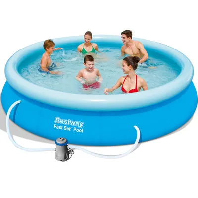 Zdjęcie produktu dla Bestway Fast Set 57274, 5377 l, Basen nadmuchiwany, Niebieski, 15 kg