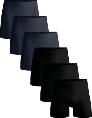 Produktbild von Muchachomalo Herren Boxershorts – 6er Pack – Baumwolle Stretch – Bequeme Unterwäsche – Größe S - U-PIMA1010-12
