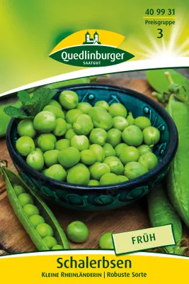 Produktbild von Schalerbse Kleine Rheinländerin | Schalerbsensamen von Quedlinburger
