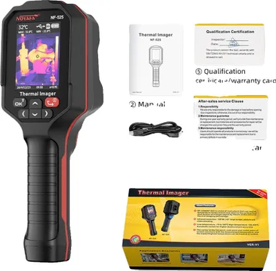 Zdjęcie produktu dla Kamera termowizyjna na podczerwień, rozdzielczość 120x90, zakres temperatur -10~400℃, NF-525